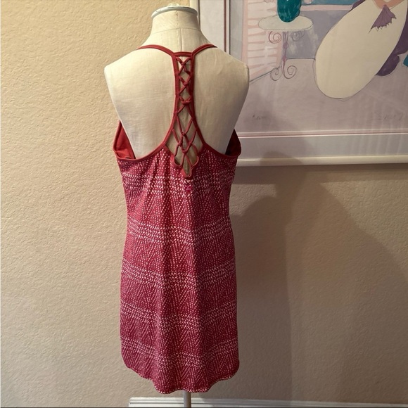 prAna Elixir Dress Crushed Cran Sumatra - Picture 6 of 8